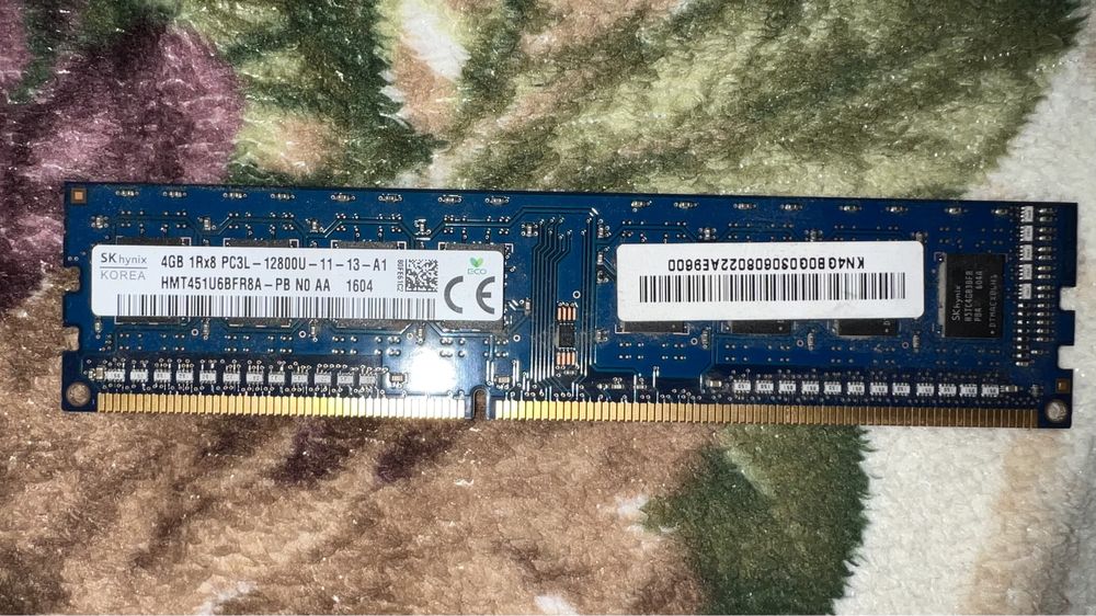 Memorie pc 4GB ddr 3 1600hz
