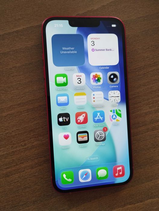 Apple iPhone 13 (128GB) Red (батерия 86%)