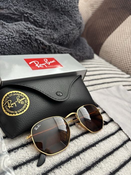 Ochelari de soare Ray-Ban Hexagonal Flat Lenses