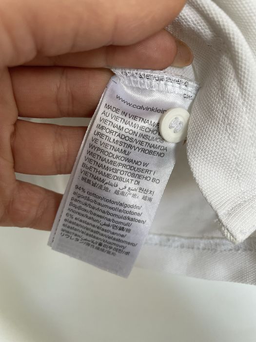 Мъжка официална тениска с яка Calvin Klein
