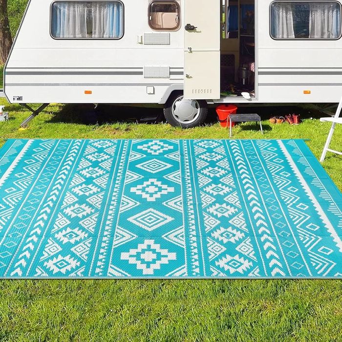 180х270см - Двулицев външен килим Famibay