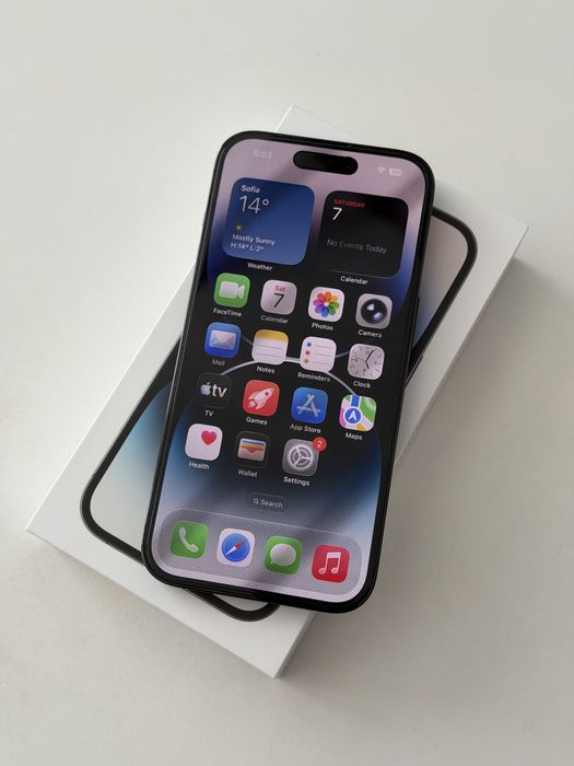 iPhone 14 Pro 256GB Space Black • 94% Battery • Отлично състояние