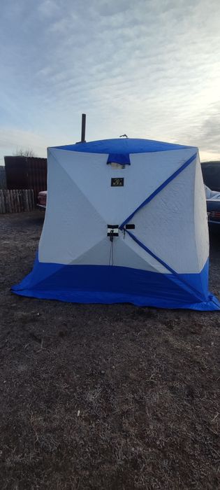 Палатка трехслойная+ печка.