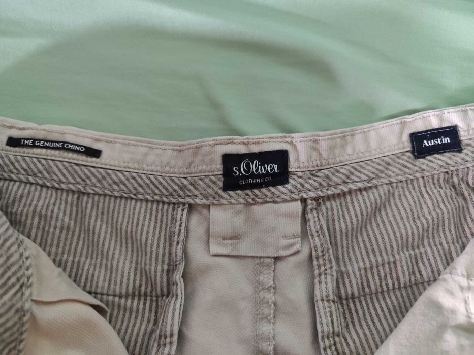Pantaloni scurti Chino s'Oliver, bej, w32