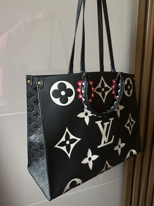 Голяма Черна Дамска Кожвна чантa Louis Vuitton