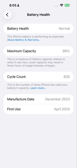 Iphone 15 pro max 256 gb