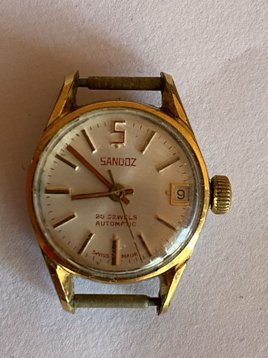 Ceas automatic dama Sandoz 25 rubine