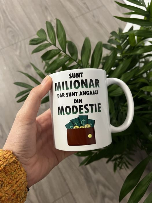 Cana cu mesaj verde