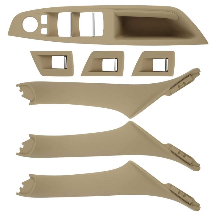 Комплект вътрешни дръжки за BMW 5 F10/F11 тъмно бежов