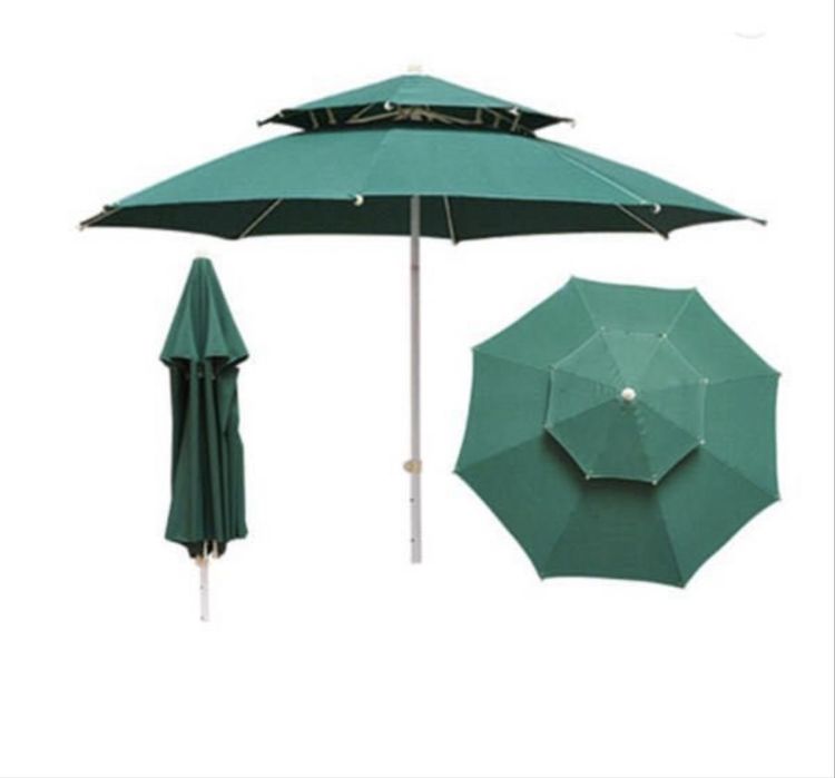 Качествен чадър с два покрива в ново състояние