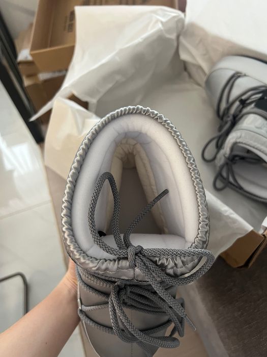 Зимние ботинки стильные moon boot на морозы