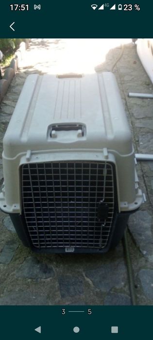 vând cușcă transport animale talie mare