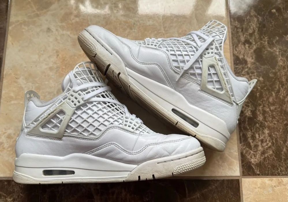 Air Jordan 4" Net - White/Metallic Gold