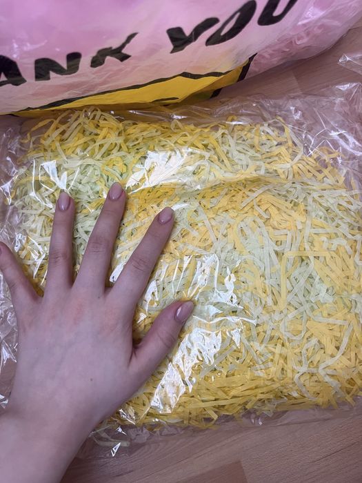 Наполнитель для подарков, коробок, разные цвета