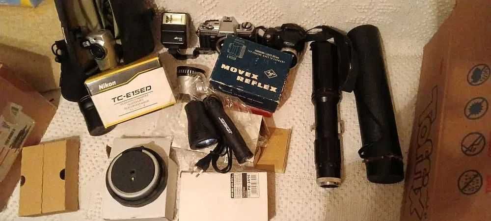 Фото обектив Japan, ZOOM, може с приставка за превръщане в далекоглед