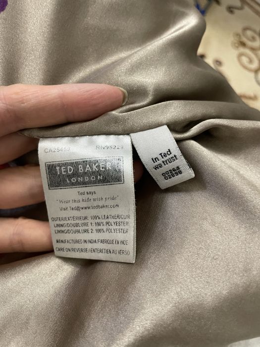 Кожаная куртка TED BAKER