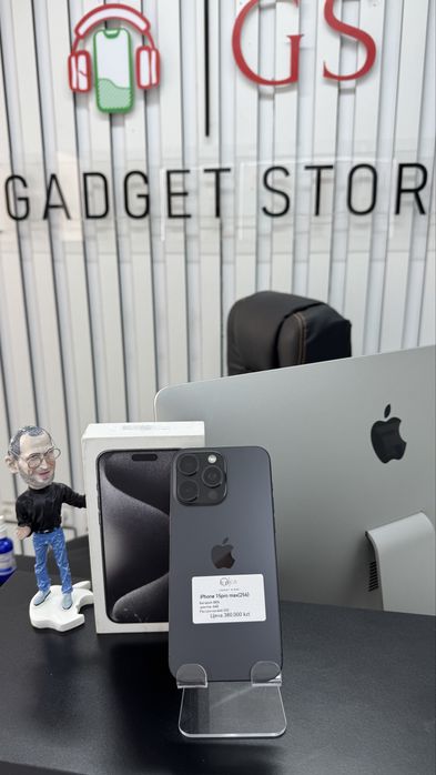 Iphone 15pro max(256)black айфон 15про макс Павлодар