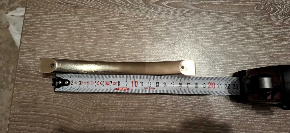 Метални мебелни дръжки – втора употреба - хром - мат - brushed - 17бр