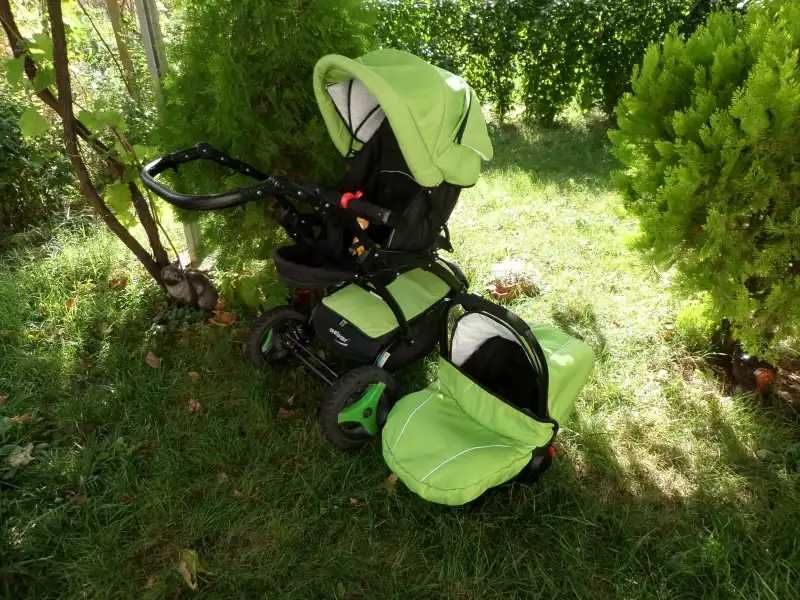 Детска количка ADBOR S-line 2 в 1 - зелена