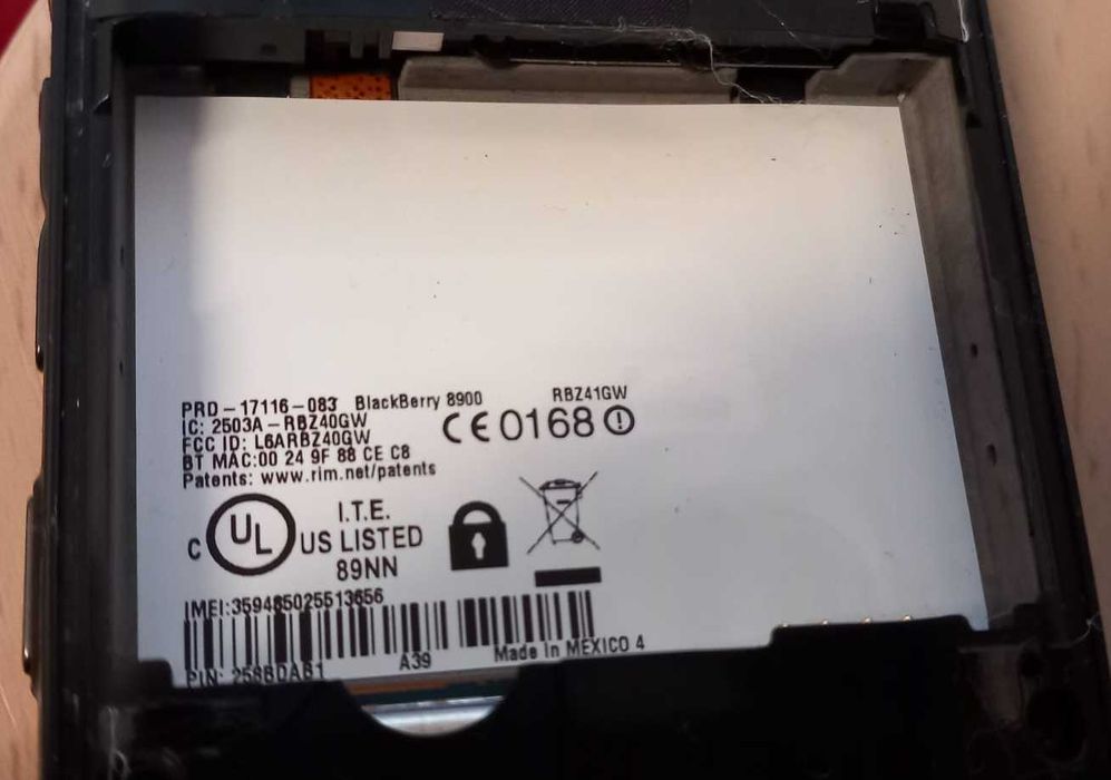 Blackberry 8900 RBZ41GW fara baterie