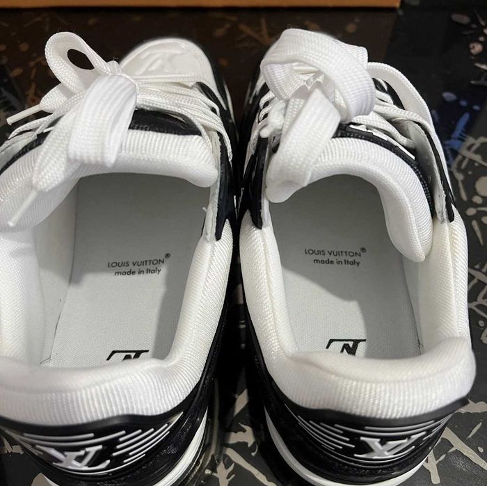 #NOU# Louis Vuitton Trainers LV Trainers Black Negru - Livrare Verificare - (Dispunem de mai multe modele)