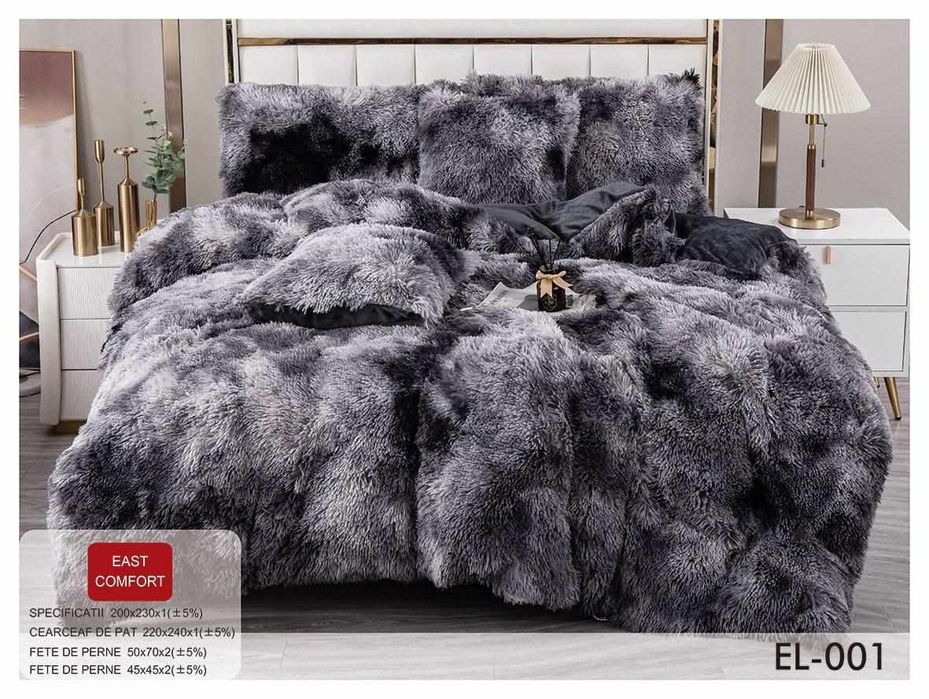 Lenjerie Fluffy animal print