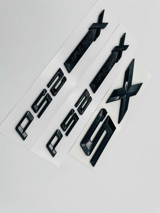 Set embleme compatibile BMW X5 x-drive 25d negru