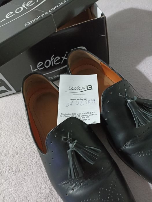 Pantofi bărbați din piele
