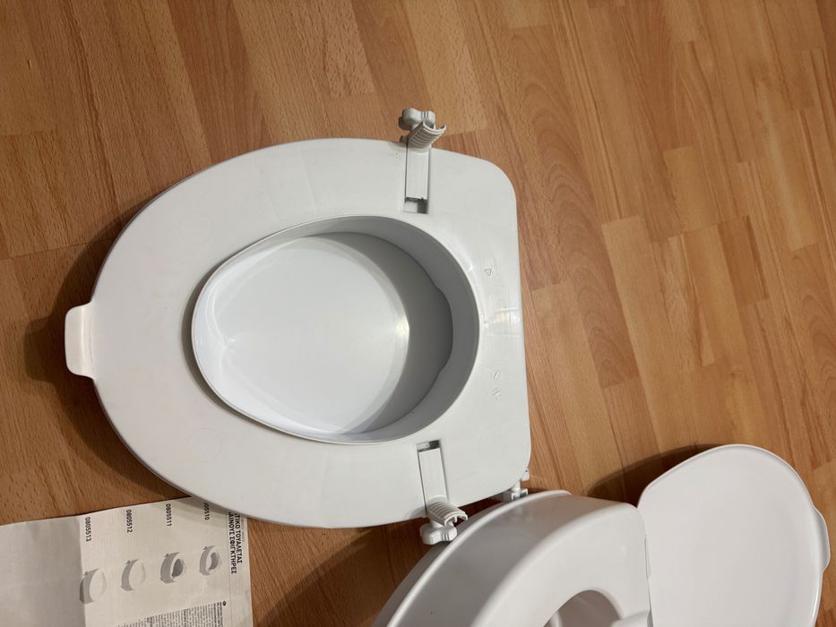 Повишено седало за тоалетна + дръжки за баня – 2 комплекти