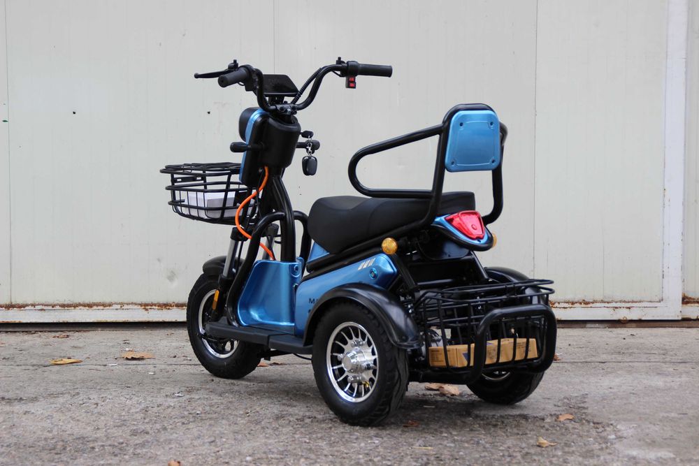 Двуместна Електрическа Триколка PUDDING 1800W МОДЕЛ 2026
