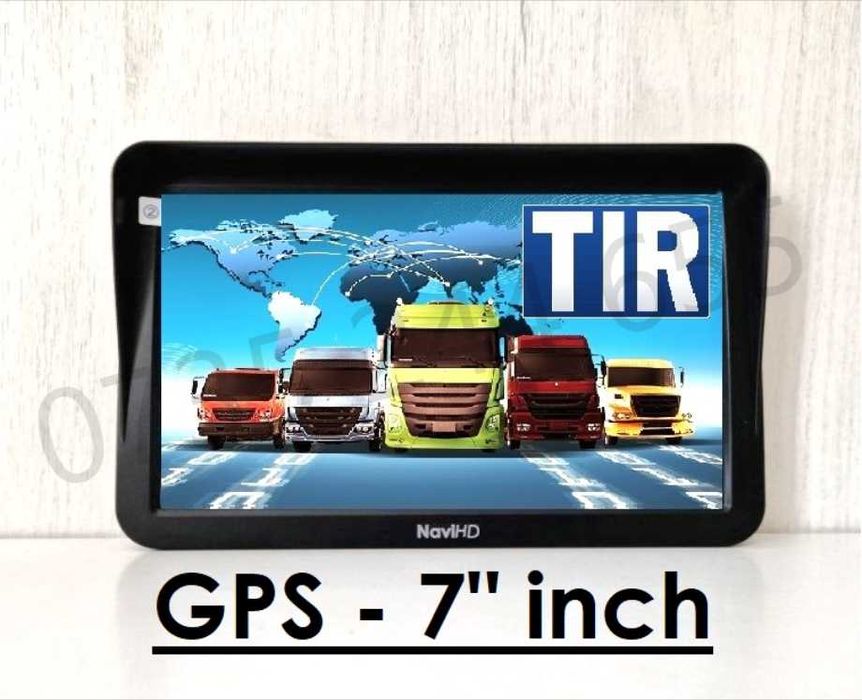 Navigatii GPS -7"inch HD, Model NOU pt TRUCK, TIR,Camion. Garantie.