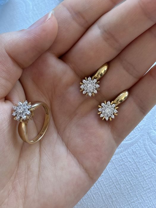 Золотой комплект 9.9гр