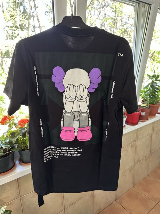 Tricou Off White x Kaws