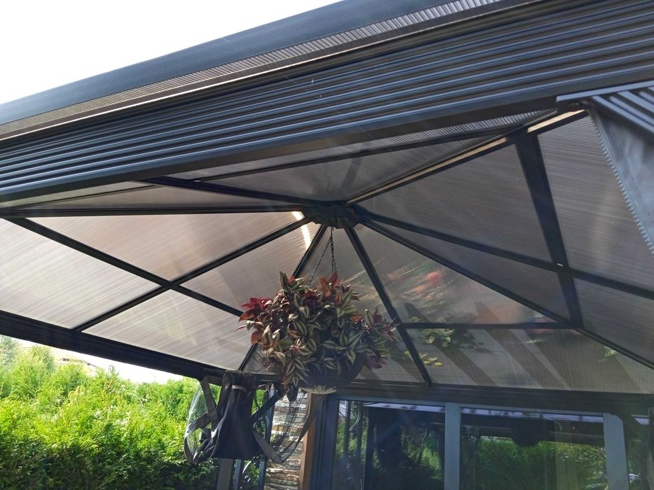 Алуминиева беседка с поликарбонатен покрив SOJAG Верона 3х4.2x2.6 м