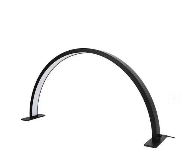 Lampa semiluna LED pt masa |36w, 58cm L, 28cm H |alba/neagra/roz/aurie