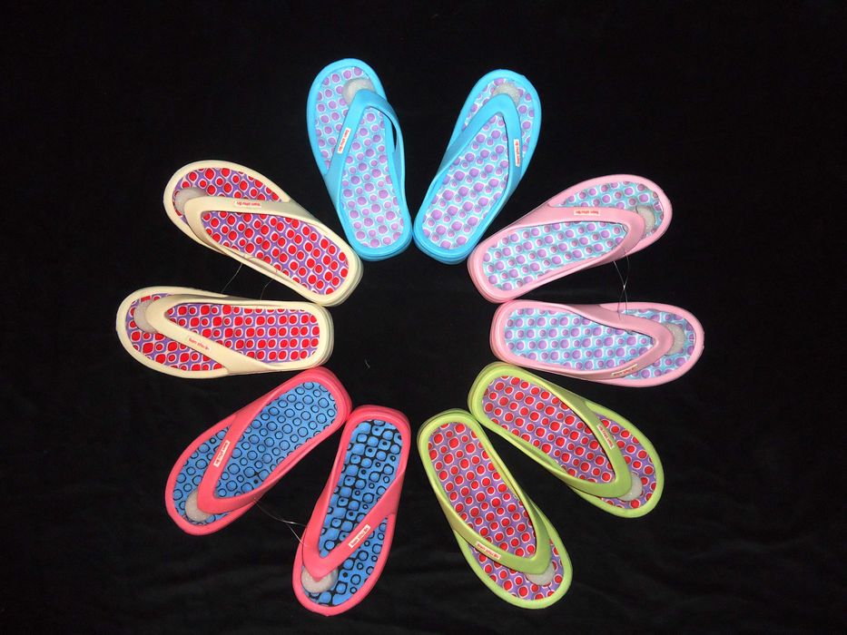 Slapi dama papuci flip-flops femei talpa convexa casa plaja slabit