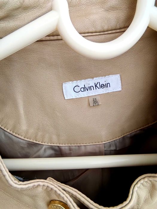 Оригинално кожено яке КЕЛВИН КЛАЙН-реална цена над 600лв