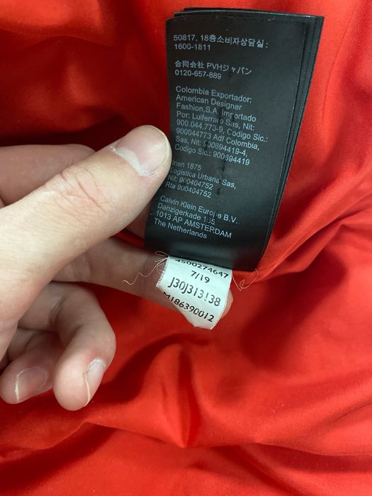 Куртка зимняя Calvin Klein