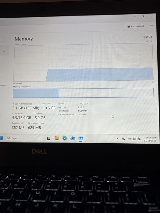 Лаптоп Dell Latitude 5490 – 16GB RAM, SSD, отлично състояние