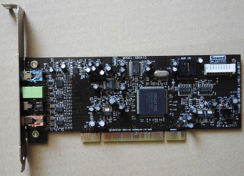 Creative Sound Blaster Live! 24-bit SB0410 PCI Testat