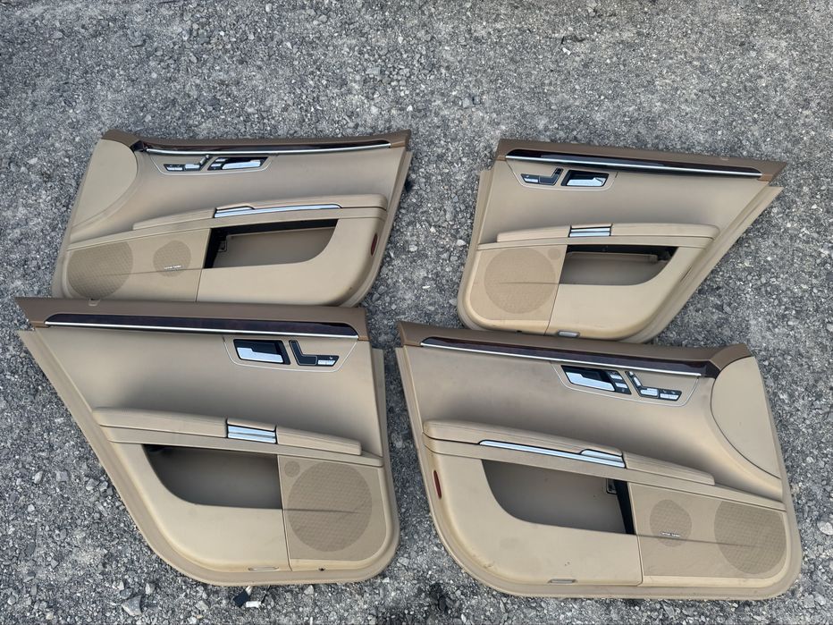 Бежови кори за Mercedes W221 Long