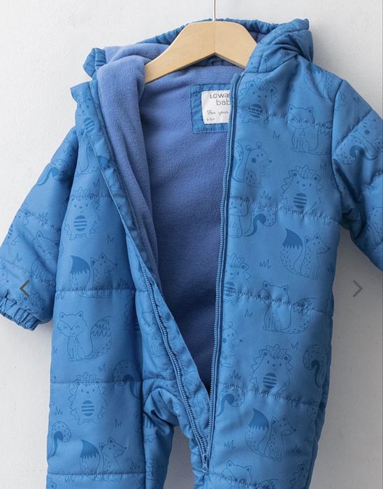 Утепленный комбинезон на 3-6 месяцев