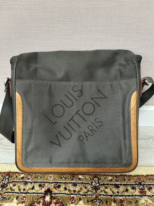 Louis Vuitton, сумка из текстиля и кожи