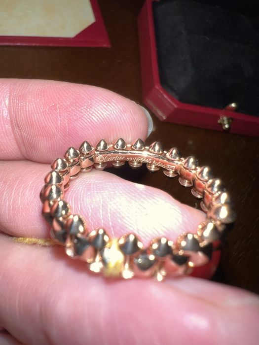 Оригинал бренд Cartier кольцо 7.11гр