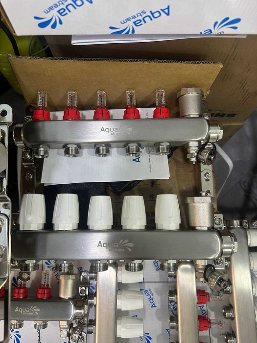 Коллекторы расходомерами теплого пола kollektor suv nasos sirkulatsiya