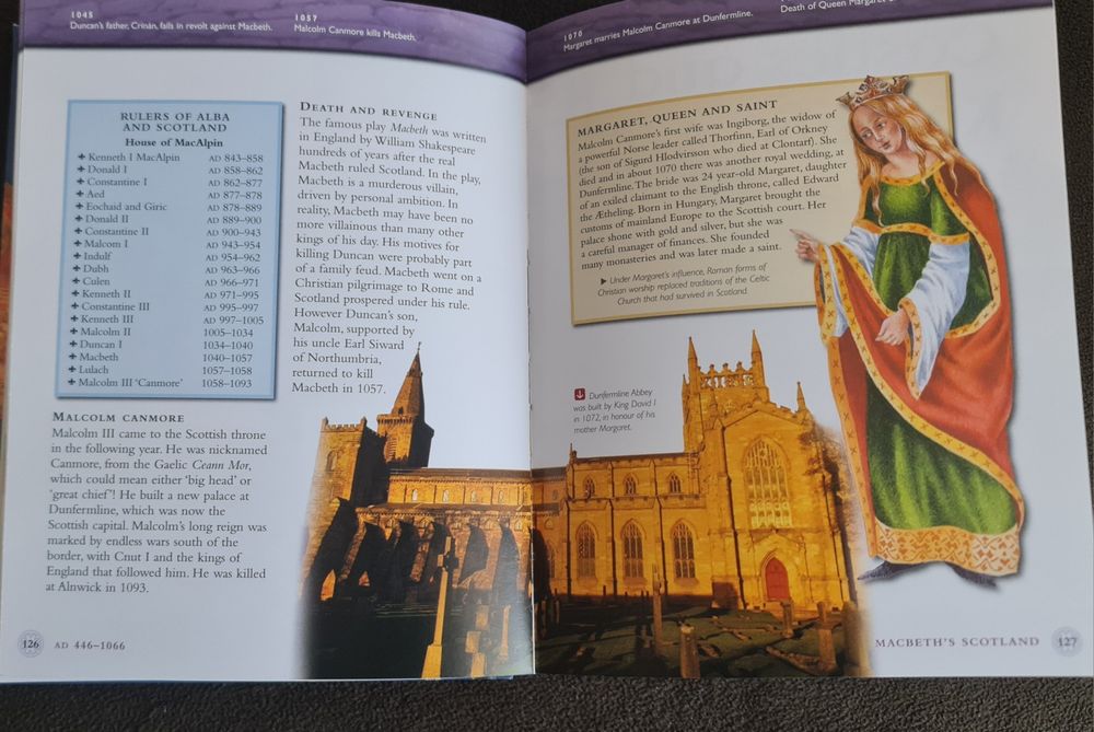 Enciclopedie/ carte în limba engleză, ,,British History", 512 pagini