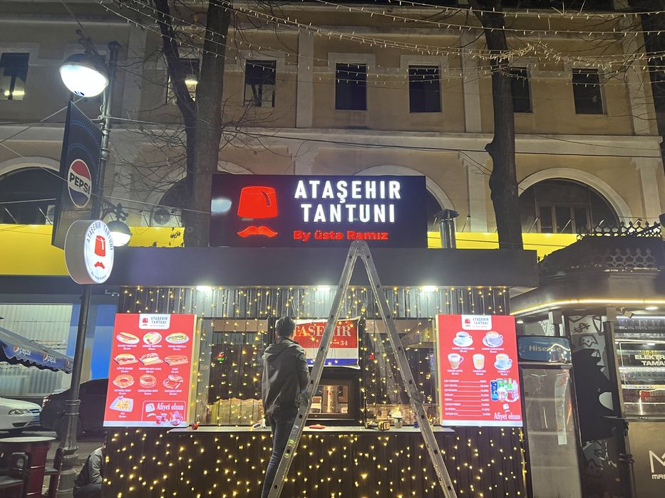 Reklama bukva baner наружная реклама буква банер