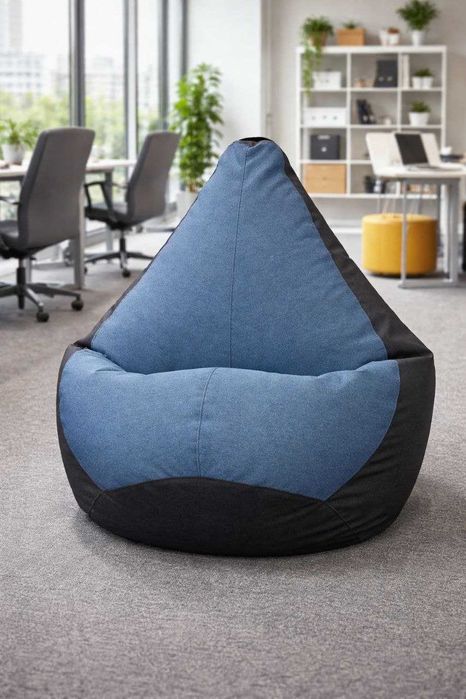 Бин бэг из экокожи и мебльной ткани, Кресло мешок от The NOM, сервис