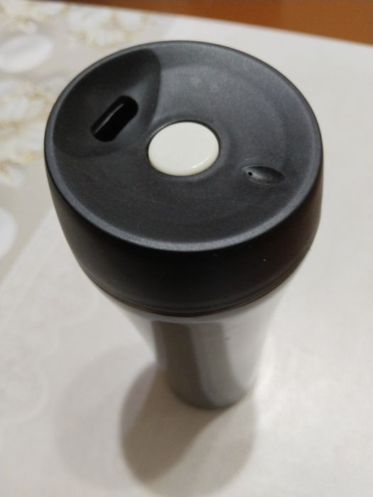 Термос кружка из нержавейки с клапаном