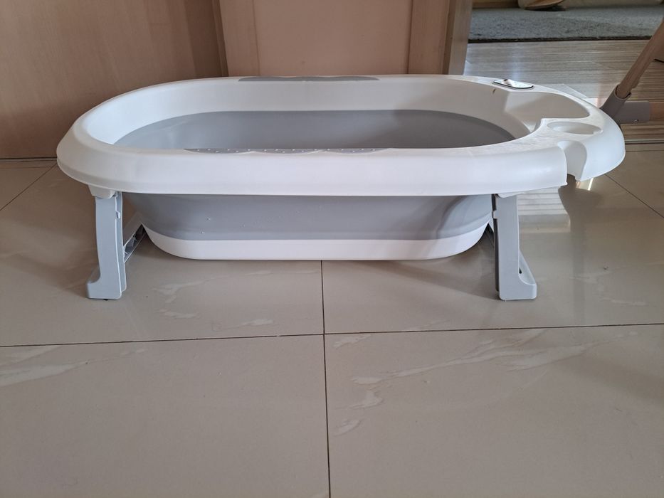 Комплект сгъваема бебешка вана/корито
